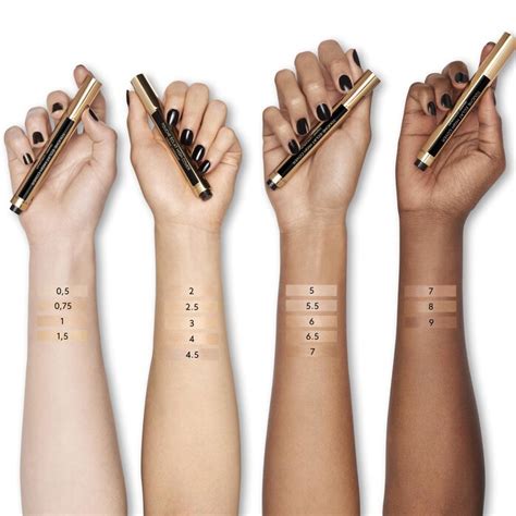 dark eye circle concealer ysl|YSL touche eclat colour chart.